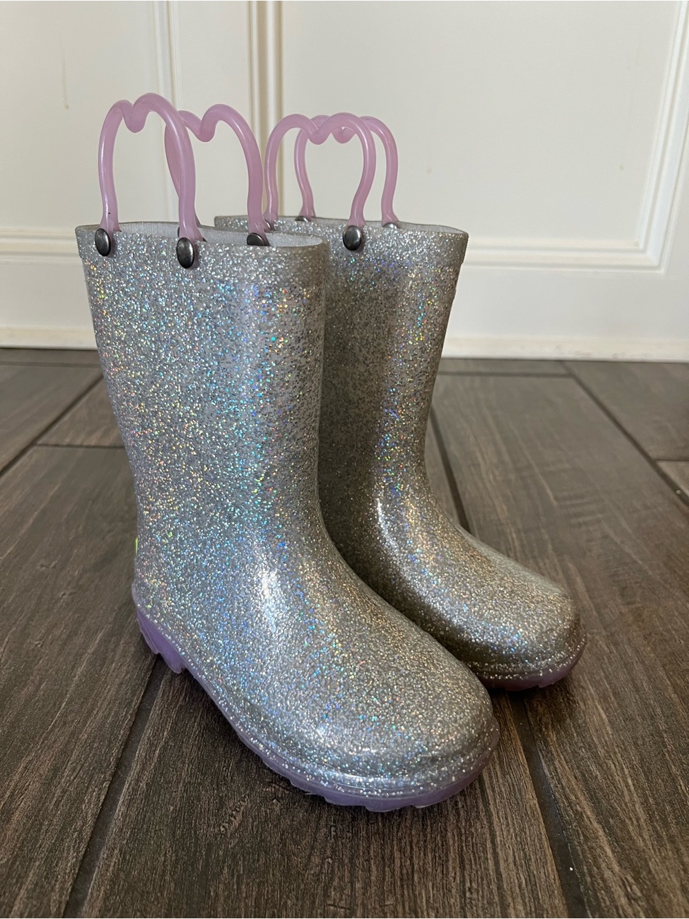 TARGET Western Chief Kids' Glitter Rain Boots, 10K